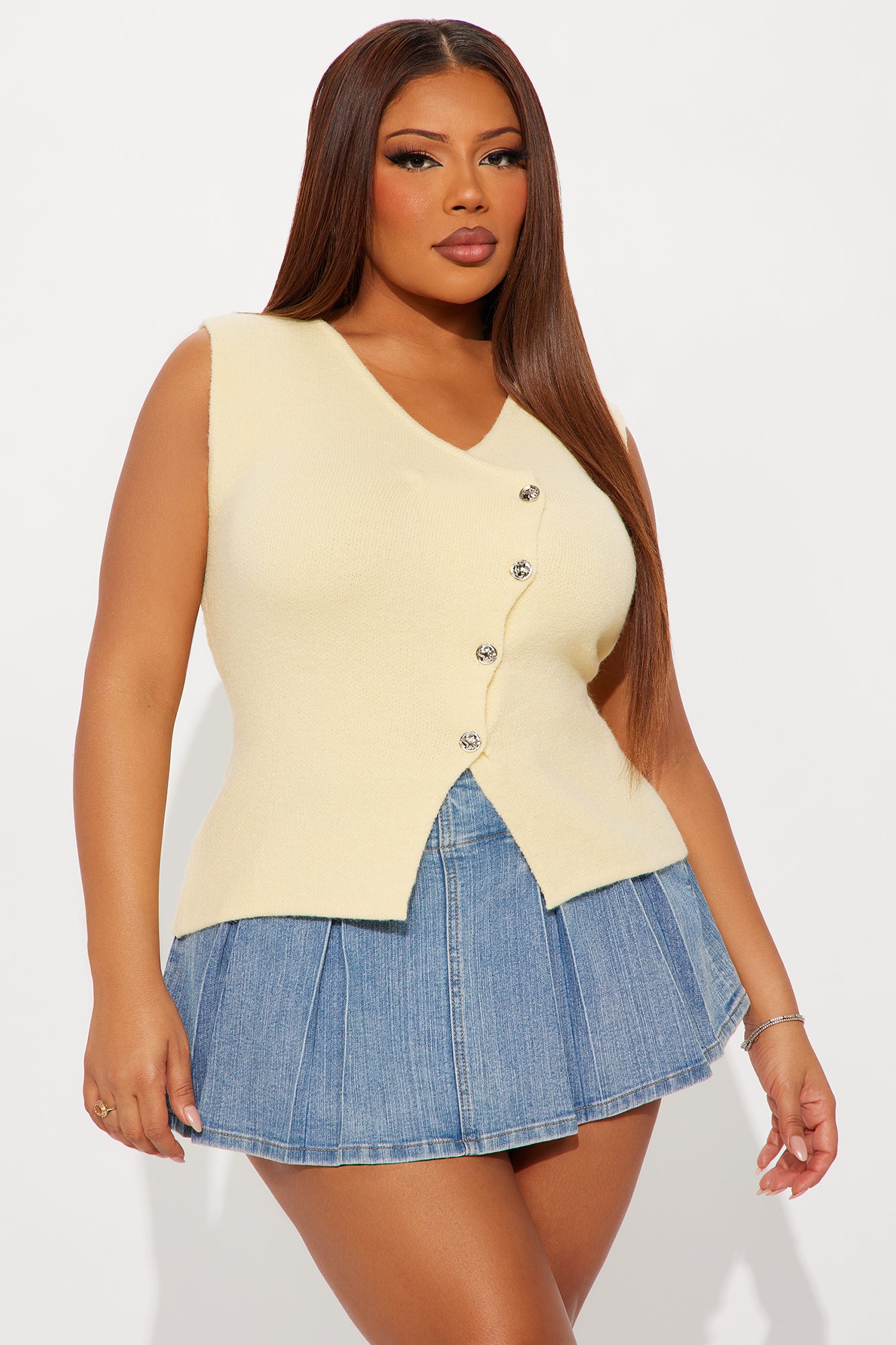 My Comfort Place Hardware Vest - Butter Yellow