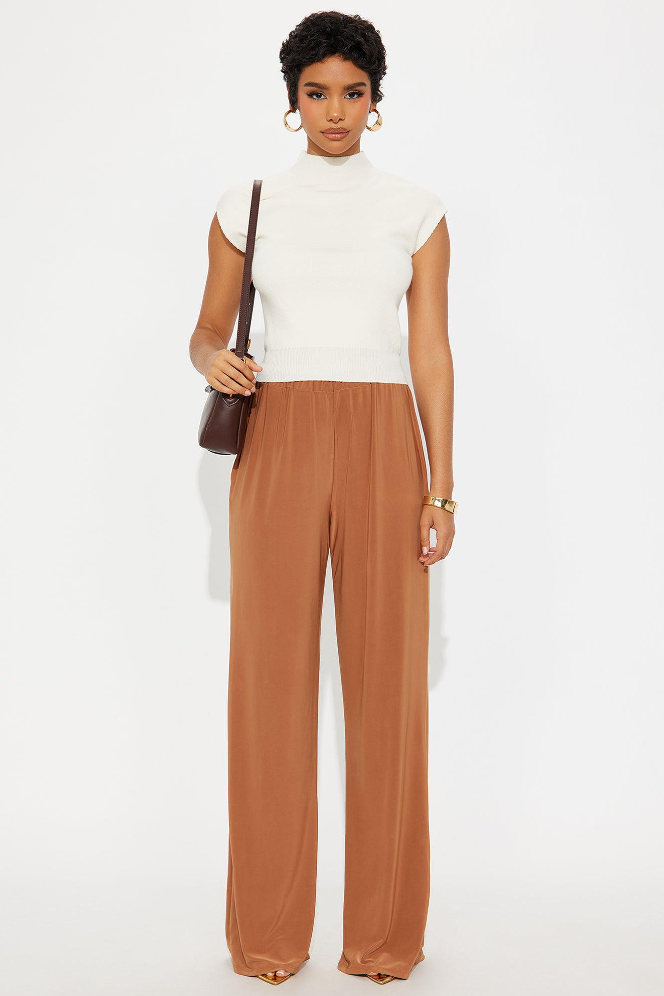 The Florence Vest Top - Cream