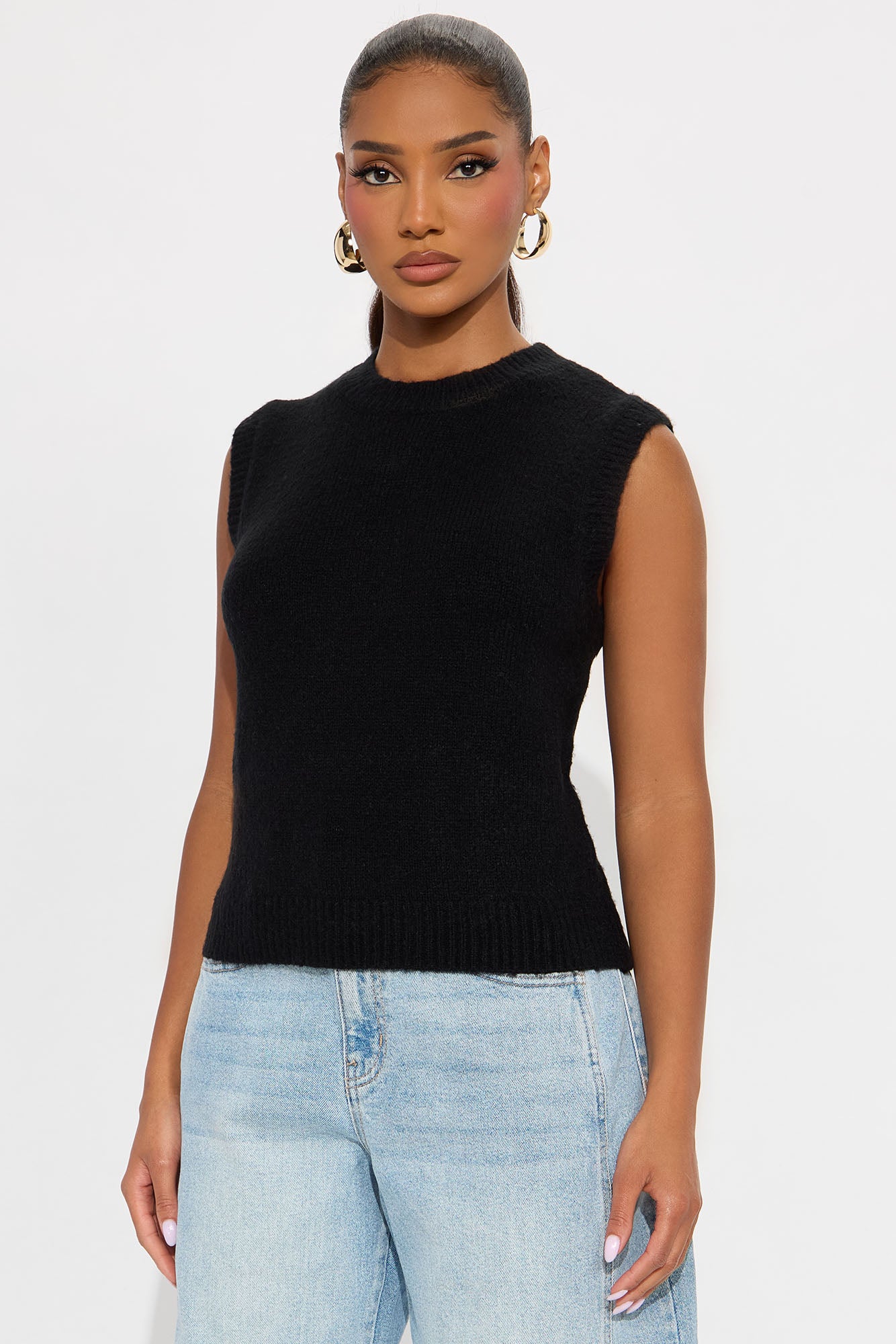 The Original Sweater Vest - Black - Image 26