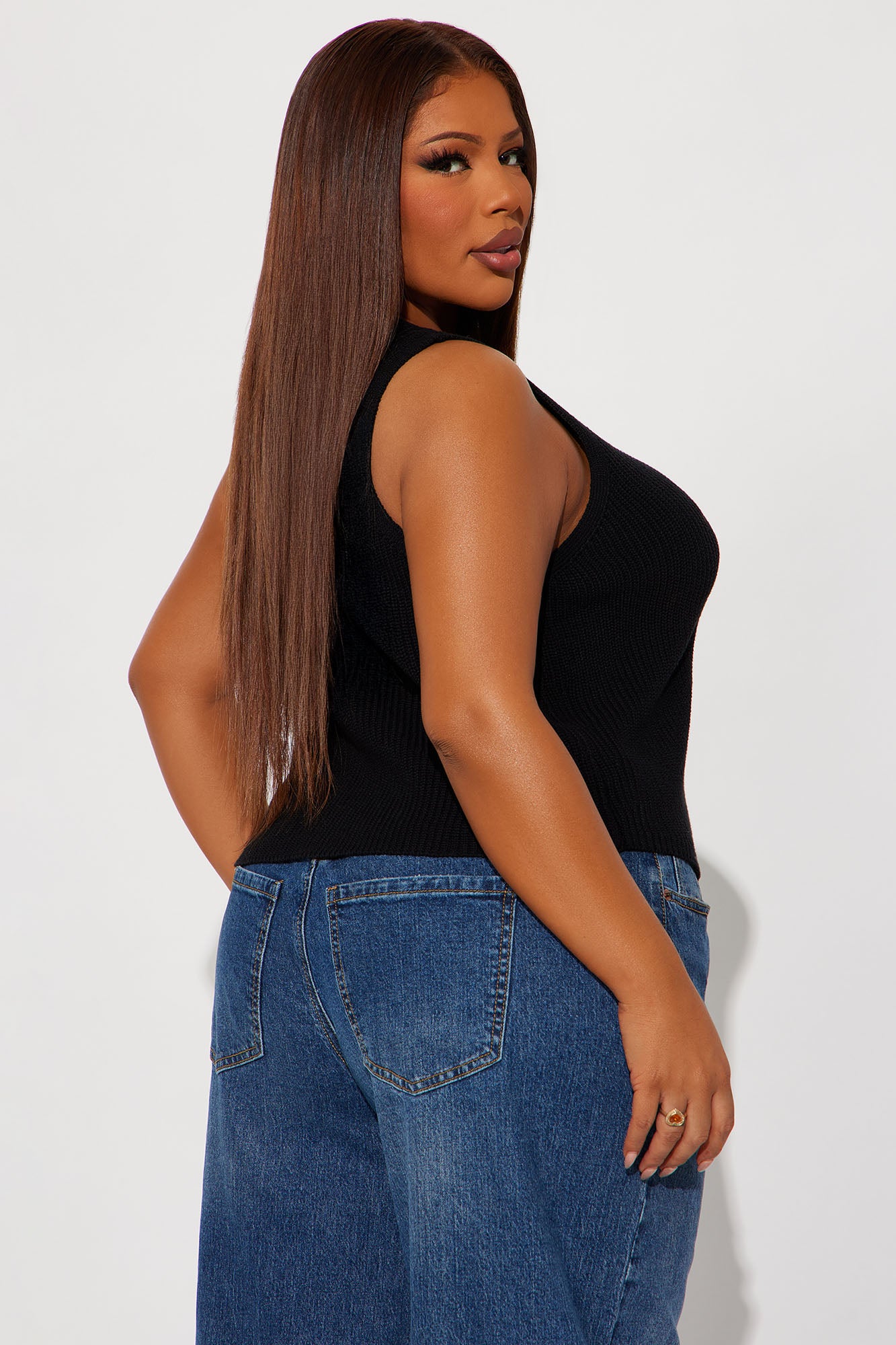 The Original Sweater Vest - Black - Image 28